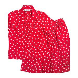 Vintage Josephine Red, White, Black | Two Piece Blouse & Skirt